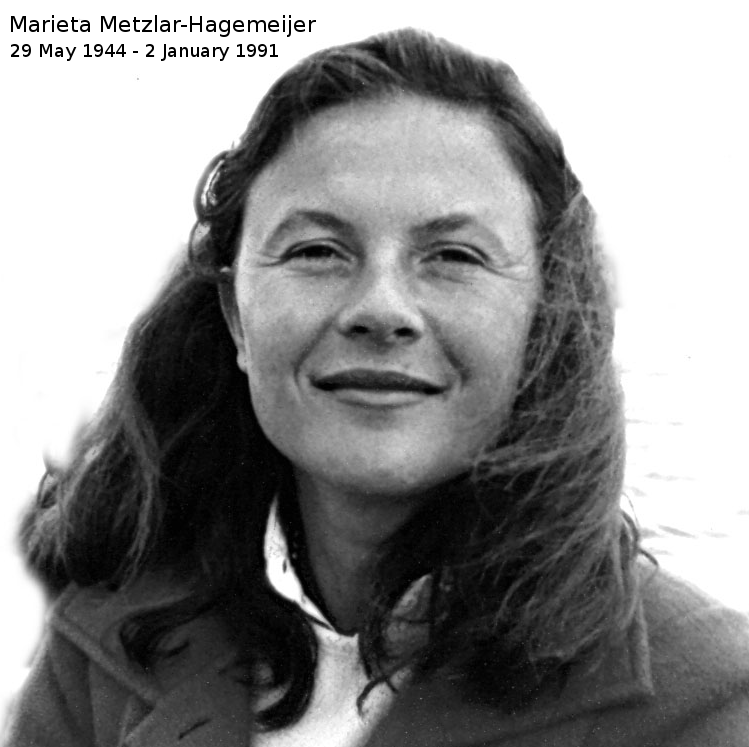A photo of Marieta Metzlar-Hagemeijer.